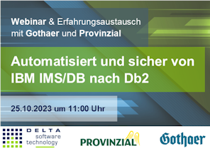 Webinar IBM IMS/DB Replacement: Exchanging Experiences with Gothaer and Provinzial